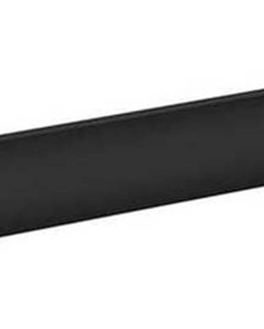 Černý hliníkový držák na osušky Sapho Patron, šířka 80 cm