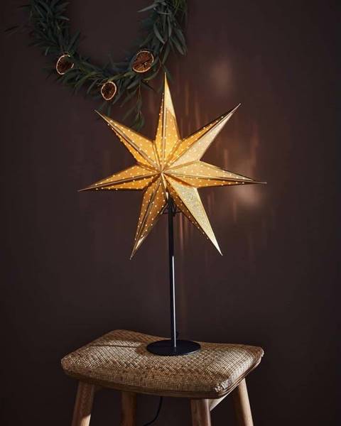 Markslöjd Vánoční světelná dekorace ve zlaté barvě Markslöjd Glitter