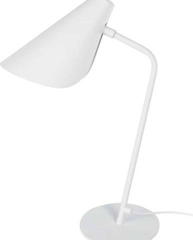 Bílá stolní lampa SULION Lisboa, výška 45 cm