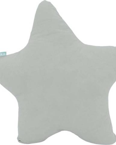 Šedý bavlněný dětský polštářek Mr. Fox Estrella, 50 x 50 cm