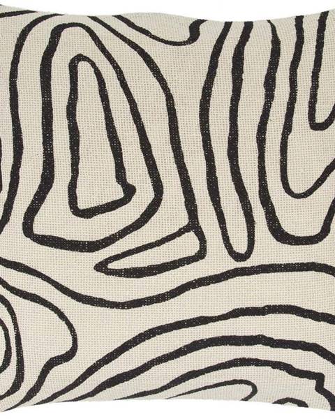 Westwing Collection Béžový bavlněný dekorativní povlak na polštář Westwing Collection Nomad, 45 x 45 cm