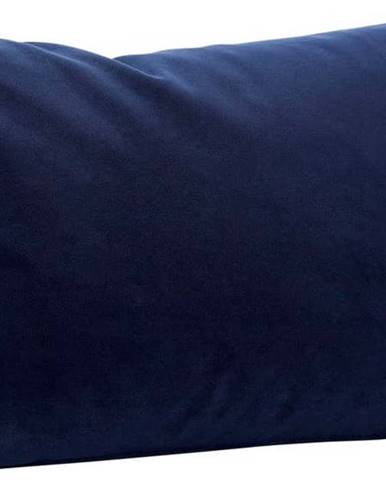 Tmavě modrý povlak na polštář Hübsch Astra, 60 x 40 cm