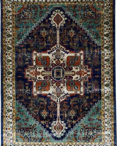 Tmavě modrý koberec Webtappeti Ashley, 180 x 270 cm