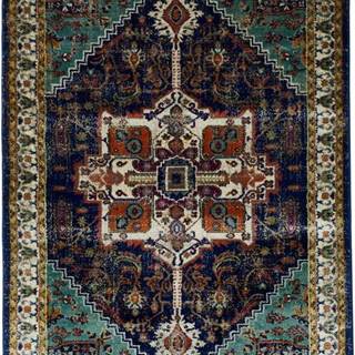 Tmavě modrý koberec Webtappeti Ashley, 80 x 150 cm