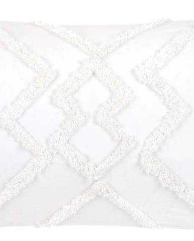 Sada 2 bílých dekorativních povlaků na polštář z bavlněného perkálu Westwing Collection Faith, 40 x 80 cm