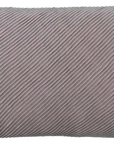 Růžovo-šedý bavlněný povlak na polštář Blomus, 60 x 40 cm
