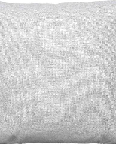 Světle šedý bavlněný povlak na polštář Blomus, 45 x 45 cm