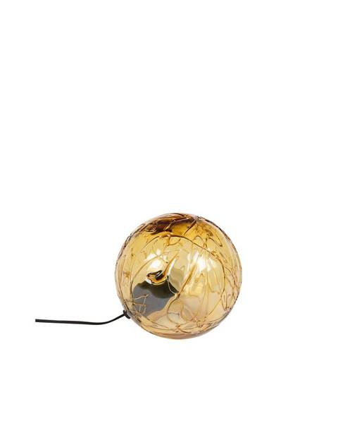 Dutchbone Stolní lampa ve zlaté barvě Dutchbone Lune, ø 24 cm