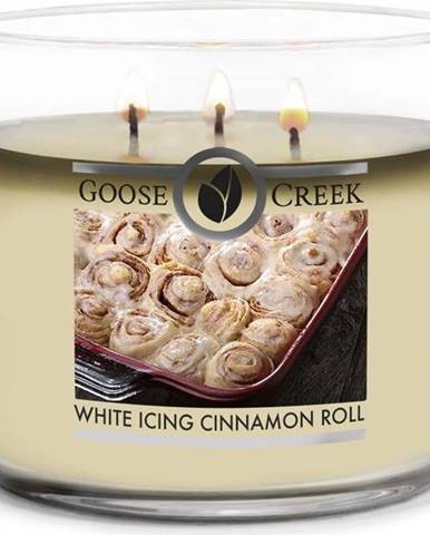 Vonná svíčka Goose Creek White Icing CInnamon Roll, doba hoření 35 h