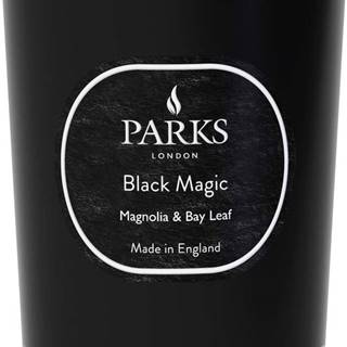 Svíčka s vůní magnolie a bobkového listu Parks Candles London Black Magic, doba hoření 45 h