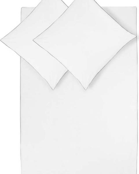 Westwing Collection Bílé povlečení na dvoulůžko z bavlněného perkálu Westwing Collection, 200 x 200 cm