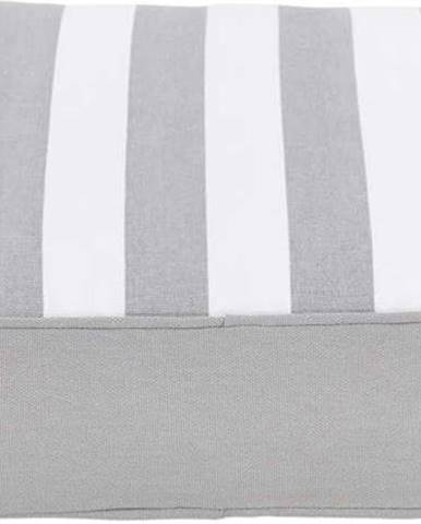 Bílo-šedý bavlněný podsedák Westwing Collection Timon, 40 x 40 cm