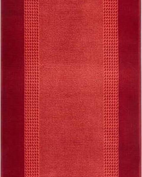 Červený běhoun Hanse Home Basic, 80 x 200 cm