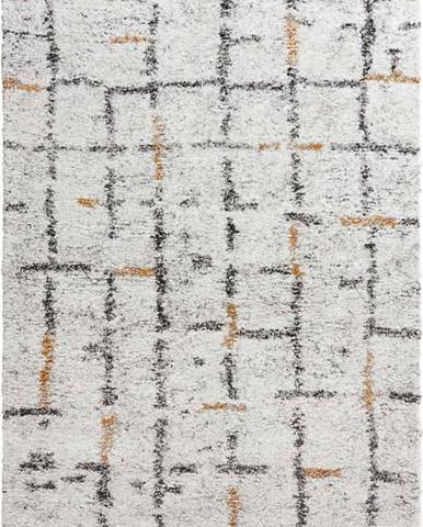 Krémový koberec Mint Rugs Grid, 200 x 290 cm