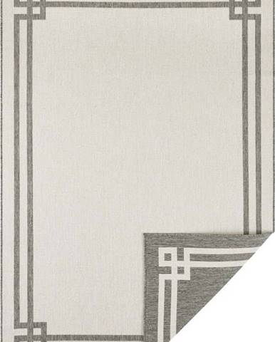 Šedo-krémový venkovní koberec NORTHRUGS Manito, 120 x 170 cm