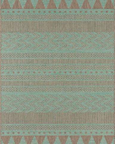 Zeleno-béžový venkovní koberec NORTHRUGS Sidon, 160 x 230 cm