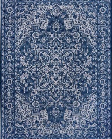 Modro-béžový venkovní koberec Ragami Vienna, 80 x 150 cm
