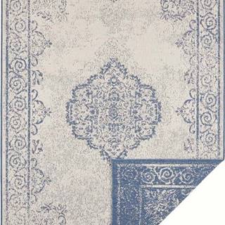 Modro-krémový venkovní koberec NORTHRUGS Cebu, 120 x 170 cm