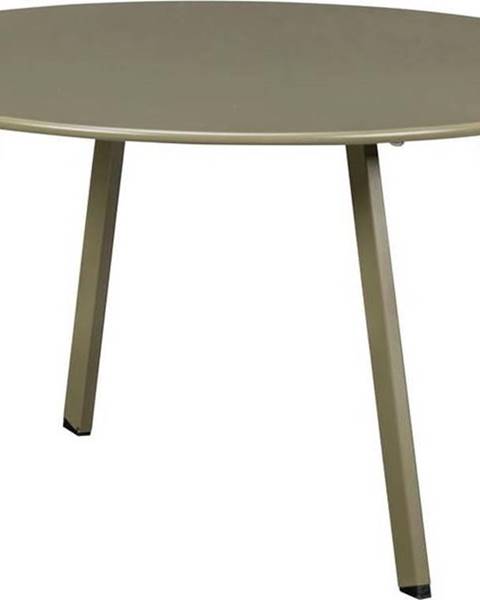WOOOD Zelený železný zahradní konferenční stolek WOOOD Fer, ø 70 cm