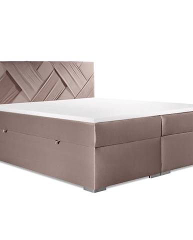 Čalouněná postel Fatima 120x200, šedá, vč. matrace, topperu a ÚP