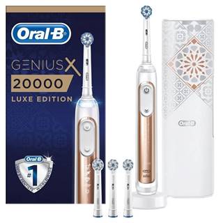Elektrický zubní kartáček Oral-B Genius X 20000N Rose Gold