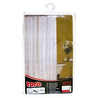 Sprchový závěs Toro, 180x180cm, textil, čtverce