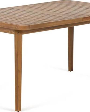 Zahradní stůl z akátového dřeva Kave Home Vilma, 143 x 90 cm