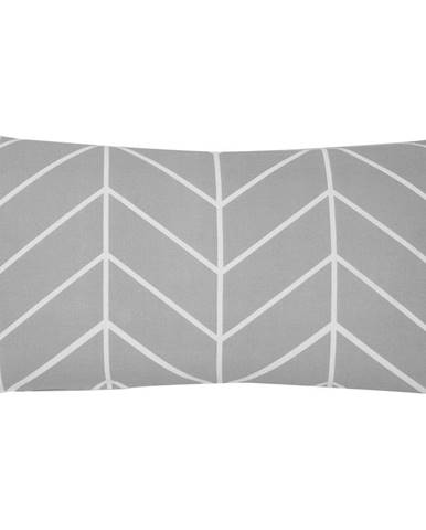 Sada 2 šedých flanelových dekorativních povlaků na polštář Westwing Collection Yule, 40 x 80 cm