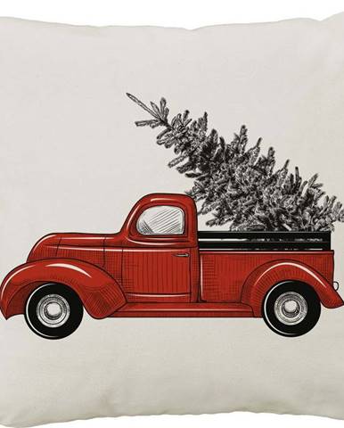 Vánoční dekorativní polštář 50x50 cm Christmas Truck - Butter Kings