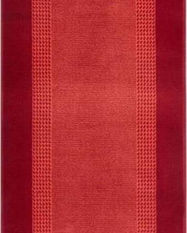 Červený běhoun Hanse Home Basic, 80 x 400 cm