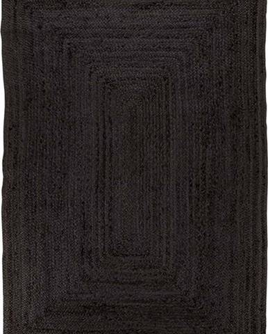 Černý koberec House Nordic Bombay, 180 x 120 cm