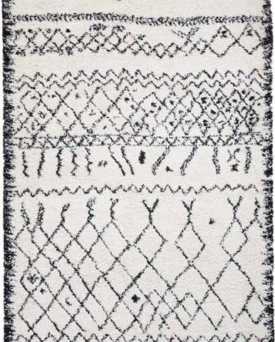 Bílý/černý koberec 230x160 cm Boho - Think Rugs