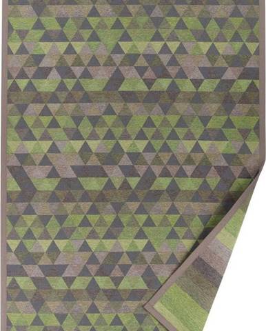 Zelený vzorovaný oboustranný koberec Narma Luke, 160 x 230 cm