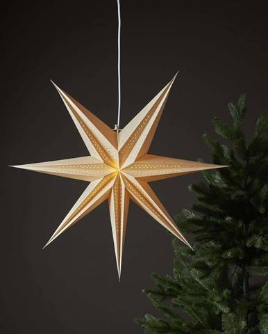 Béžová vánoční světelná dekorace ø 60 cm Point - Star Trading
