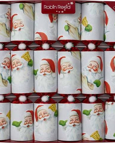 Vánoční crackery v sadě 6 ks Racing Retro Santa - Robin Reed