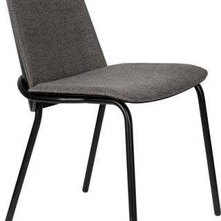 Tmavě šedé jídelní židle v sadě 2 ks Clip – Zuiver
