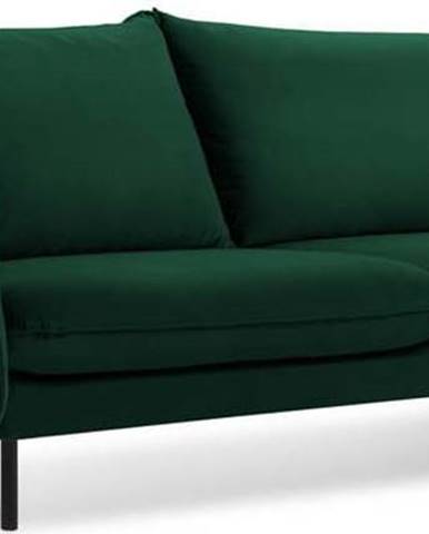 Tmavě zelená sametová pohovka 230 cm Vienna – Cosmopolitan Design